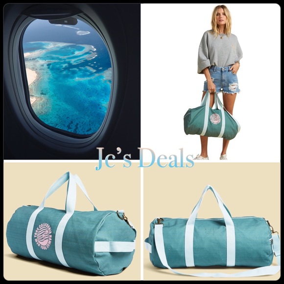 Billabong Handbags - ✌🏻 Billabong Salty Blonde Stay Salty Weekender Bag ✌🏻